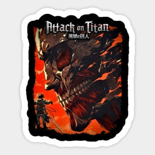 Colossal Titan Intense Anime Design Sticker